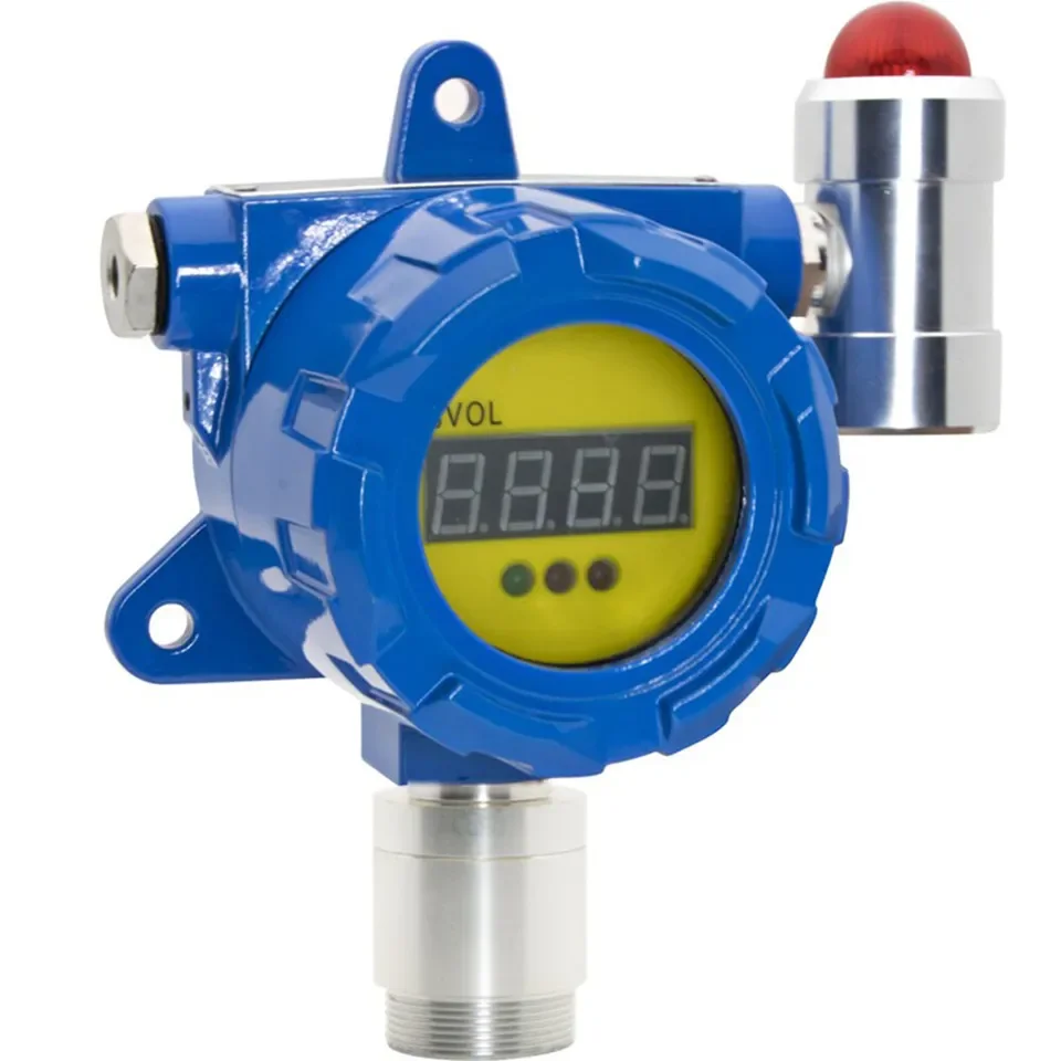 Explosion-proof NO2 Gas Detector Industrial Nitrogen Dioxide Gas Alarm Monitor Range 0-20ppm Resolution  0.1ppm L-alarm 5ppm