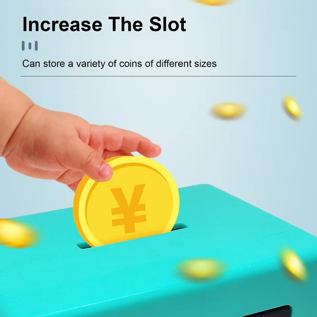 Mini Bank Money Box Retro Atm Rotating Password Cash Coins Saving Box Bank Safe Box Christmas Gift Automatic Deposit Banknote 4