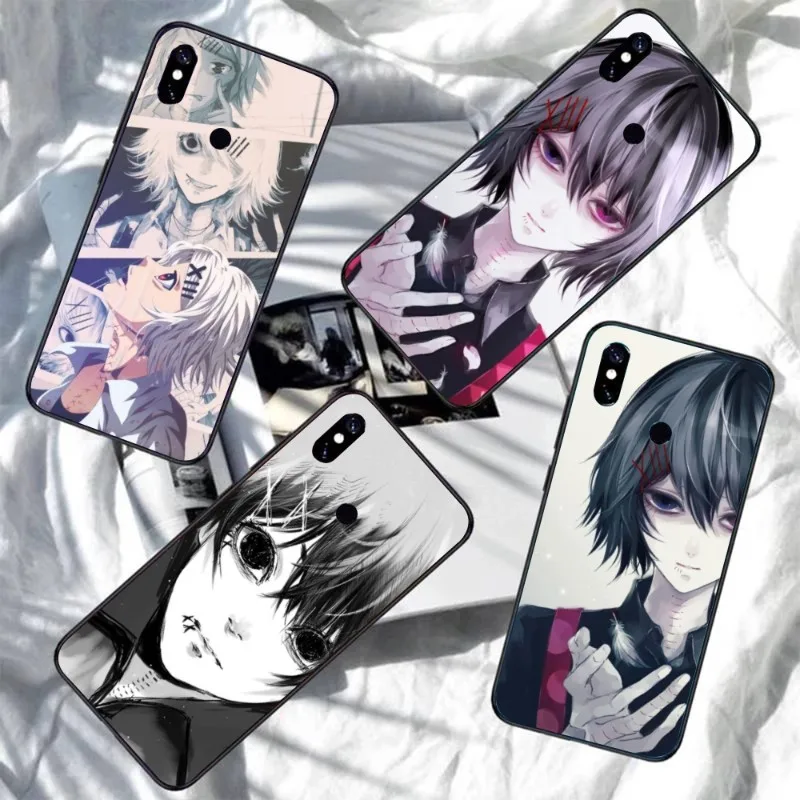 Tokyo Ghoul Juuzou Mobile Phone Case for Xiaomi Redmi Note 12 11 10 9T 8 7 Pro 9 9A 9C 8 Black Soft Phone Cover Funda