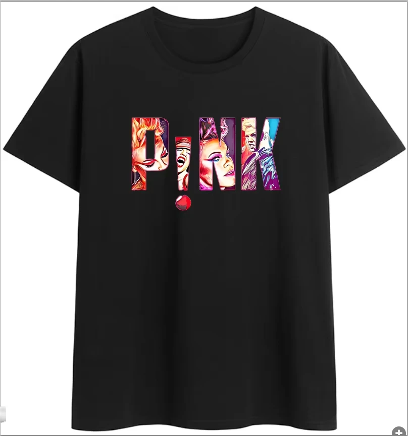 P!nk Cropped T Shirt Summer Carnival Tour Pink Tour 2026 Iconic P!nk Merch T-shirt Aesthetic Clothes Oversized T Shirt Tops