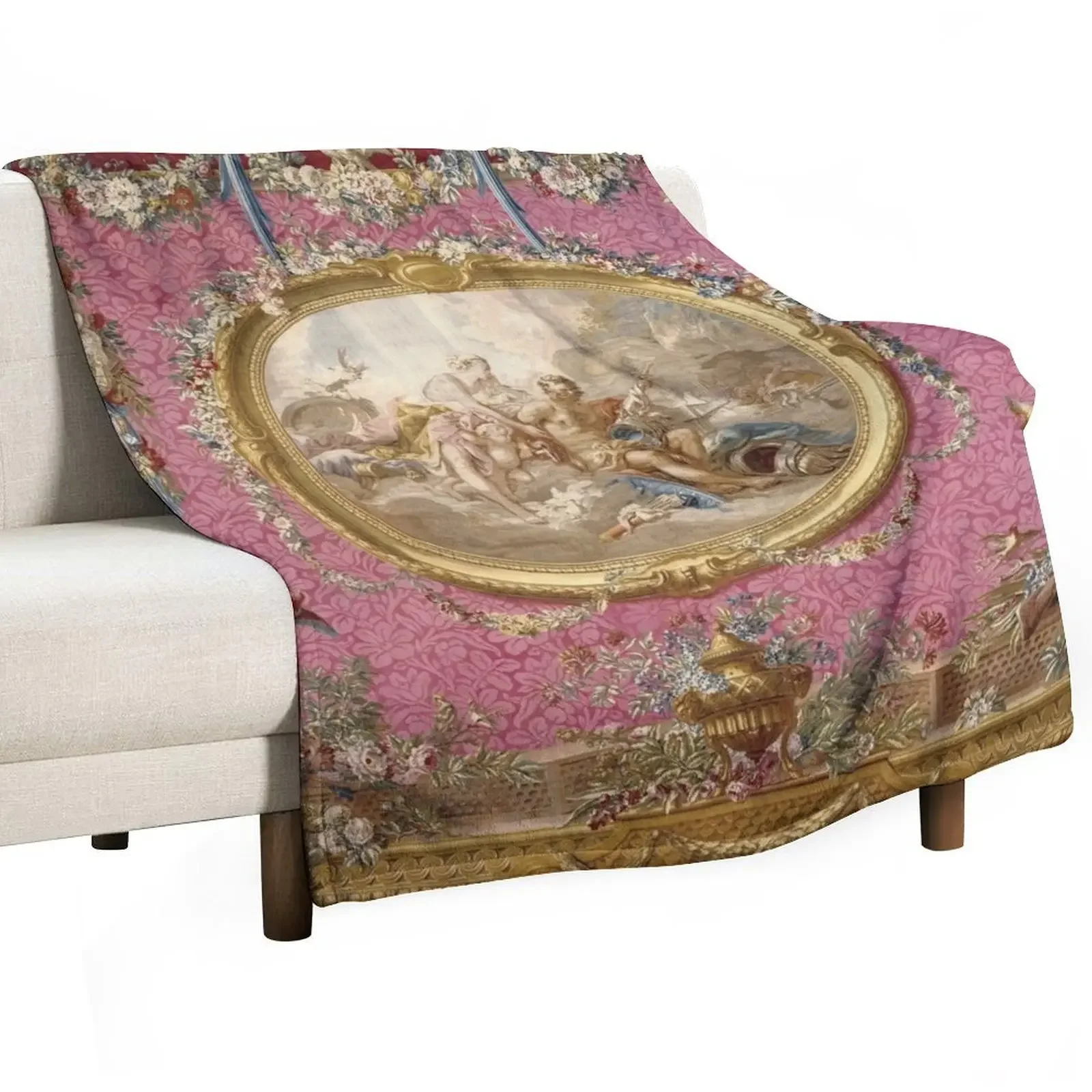 Fran?ois Boucher Venus aux forges de Vulcain Throw Blanket Stuffeds Designers Blankets