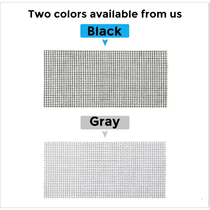Black Window Screen Repair Kit, 4 in X 30 FT Screen Repair Tape for Windows or Doors, Strong Adhesive Fiberglass Mesh Patch Tape