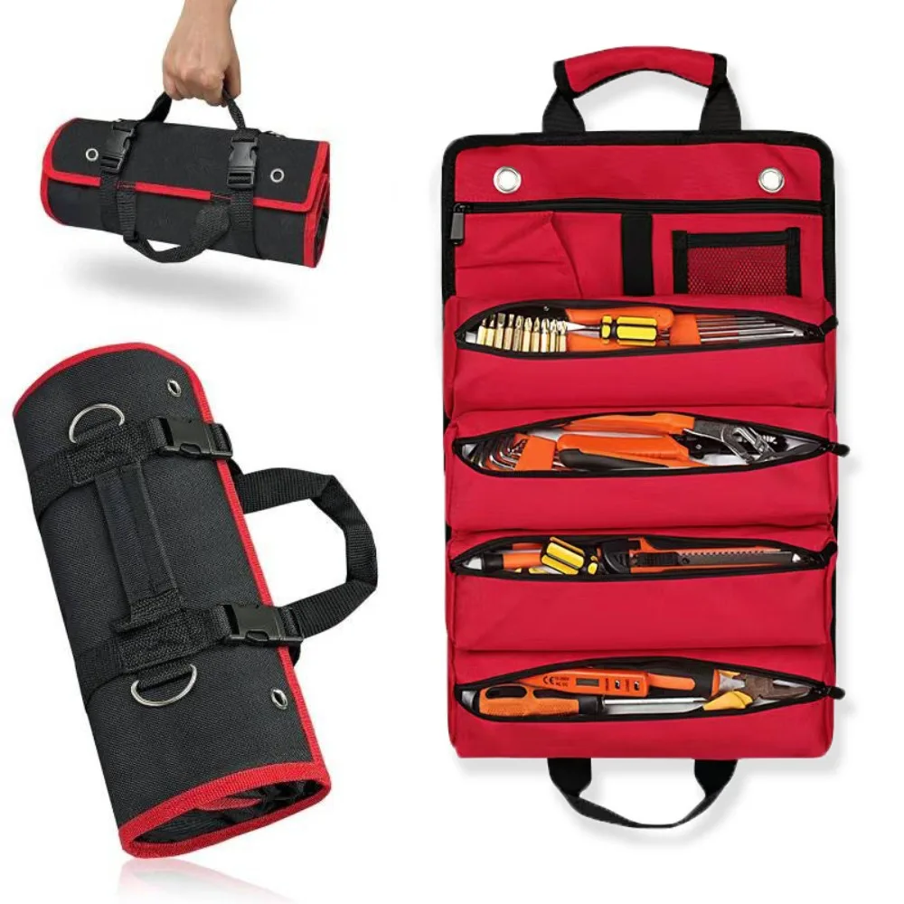 حقيبة أدوات محمولة معلقة متعددة الجيوب لشاحنة دراجة نارية كهربائية ميكانيكية #1
