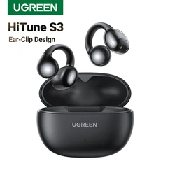 UGREEN Open Ear Clip Wireless Earbuds Bluetooth Sports Earphones Headphones in Mic with Earhooks & Ear Hook