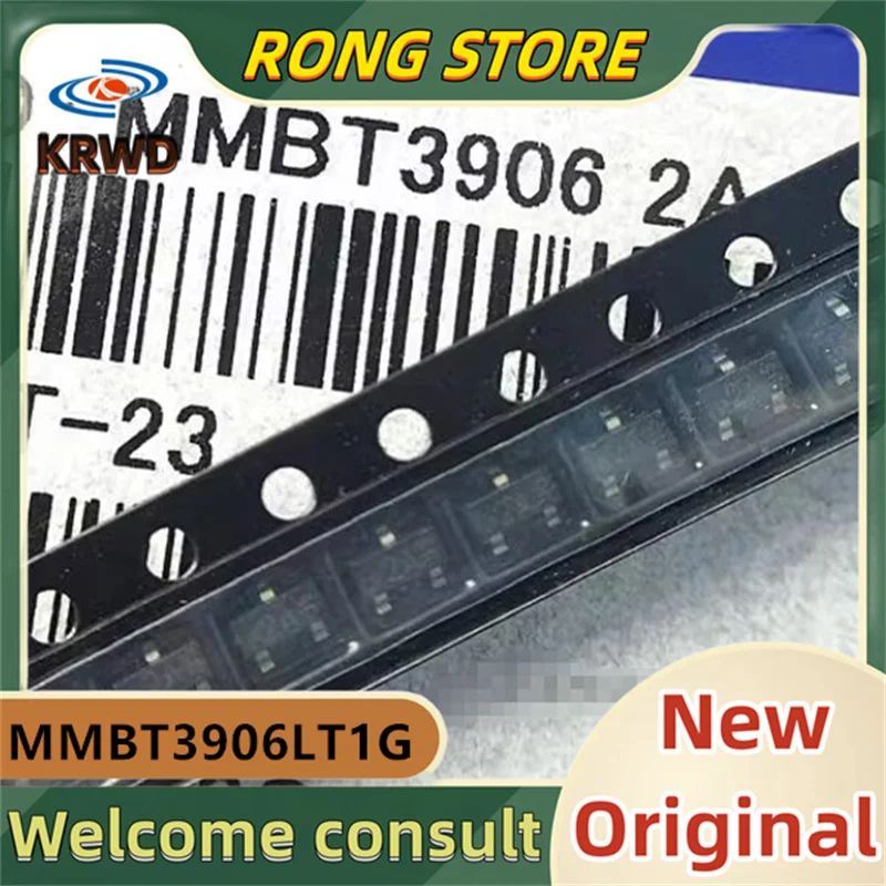 100PCS 2A New and original MMBT3906LT1G MMBT3906 SOT23