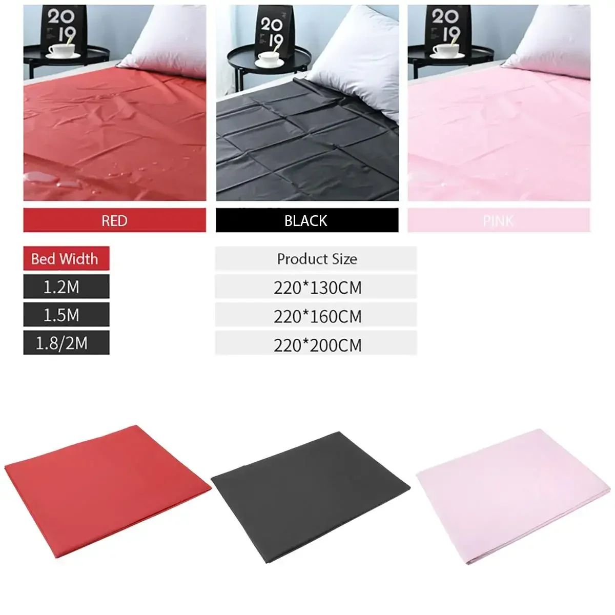 

130/160/200cm New Sex Adult Bed Sheets Waterproof Sex Game Mattress Bedding Sheets Cover Allergy Relief Hypoallergenic