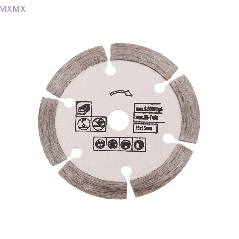 1/5Pcs 22/75mm Stone Cutting Disc HSS Mini Metal Saw Blade Diamond Ceramic Concrete Marble Cutting Blade For Angle Grinder