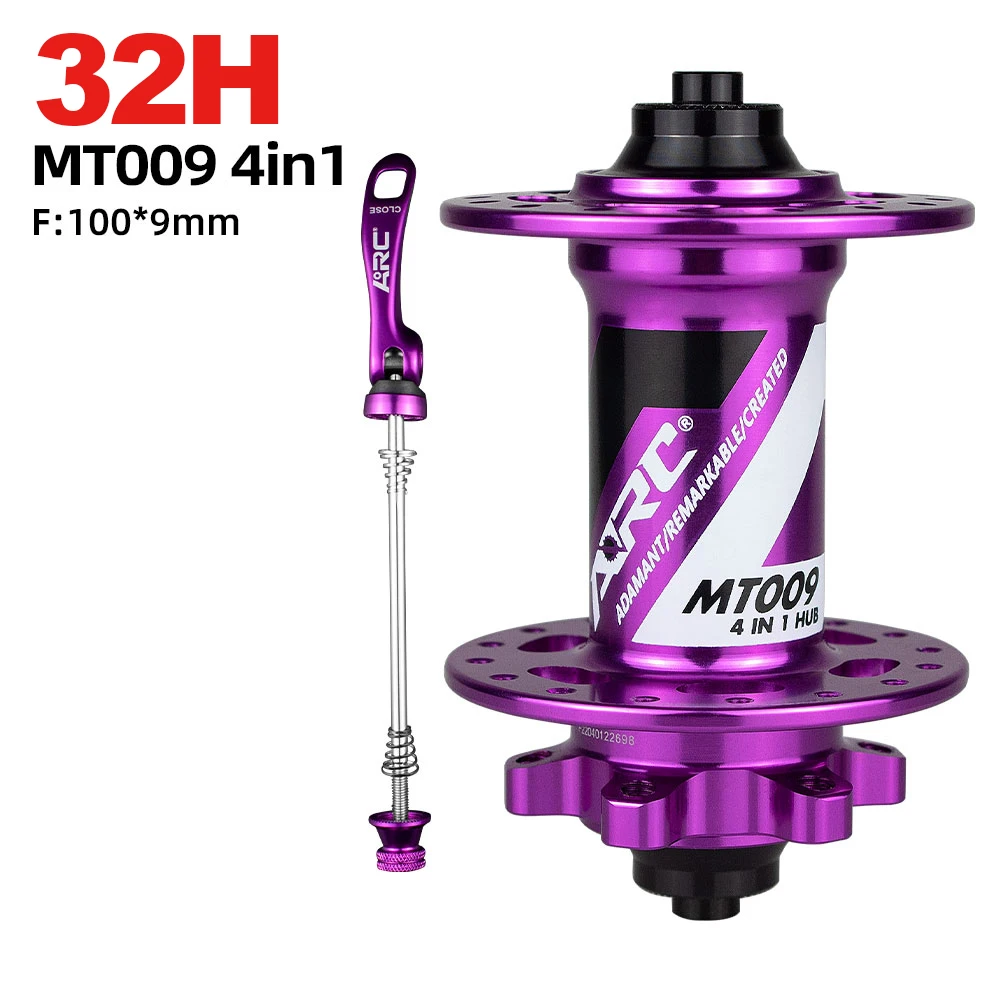 New ARC MT009 BOOST 4 IN 1 Front Bicycle Hub Mountain MTB Bike Hub