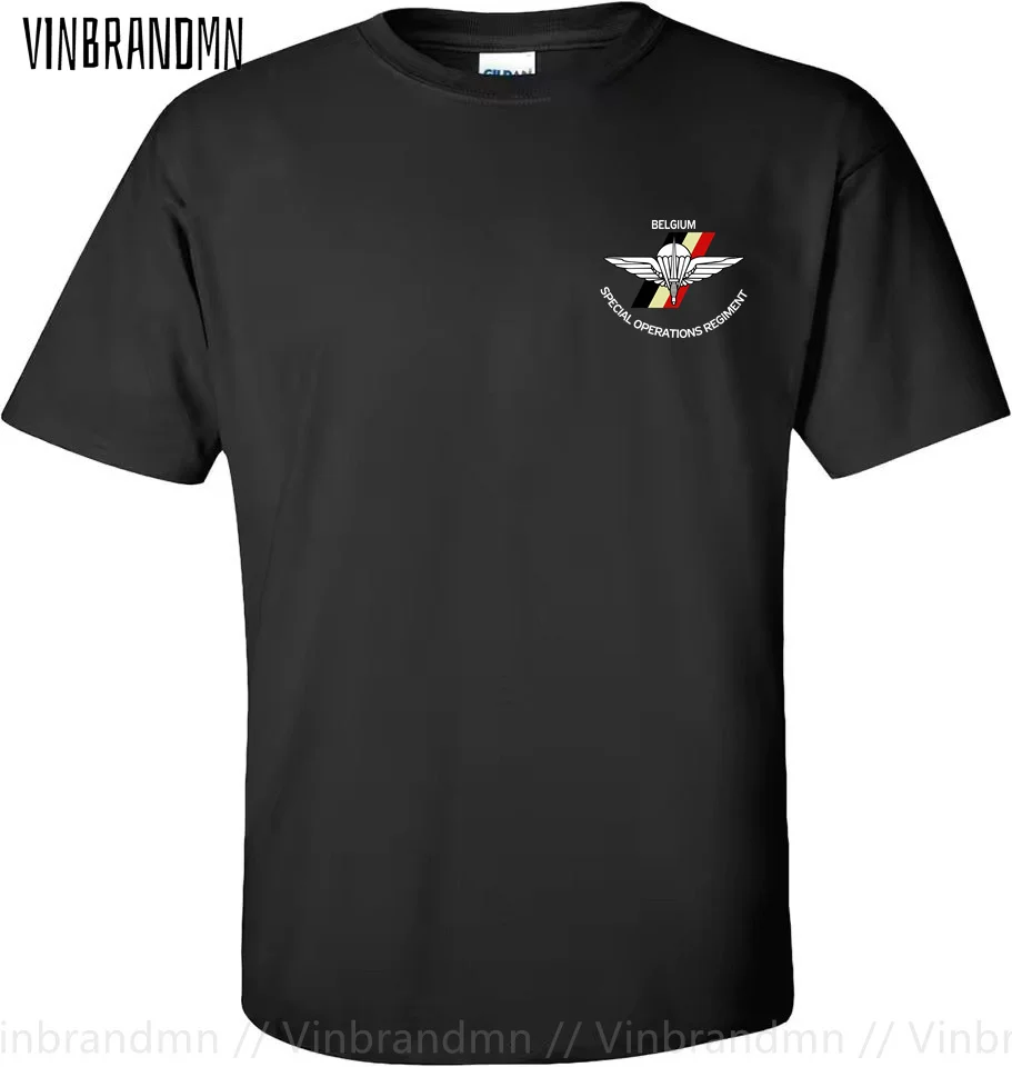 Belgium Special Forces Special Operations Regiment T-Shirt Men Fashion Short Sleeves 100% Cotton T Shirts New Cool Summer Tshirt