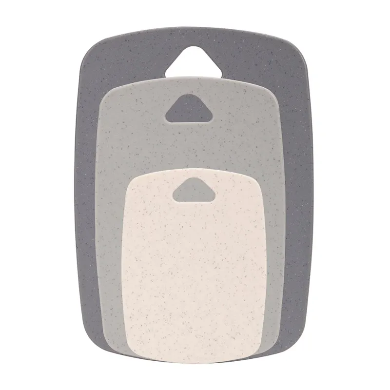 AB42-Cutting Boards Set 3 Pcs, Flexible PP, Two-Sided Board , Not Dishwasher Safe For Meat,Fish,Vegetables,Fruits,Bread