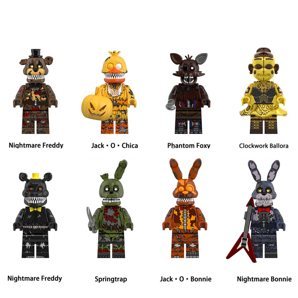 1 Stück Five Nights At Freddy's FNAF Spiele Mini-Actionfiguren Bausteine Zubehör Spielzeug für Kinder – Detail 1