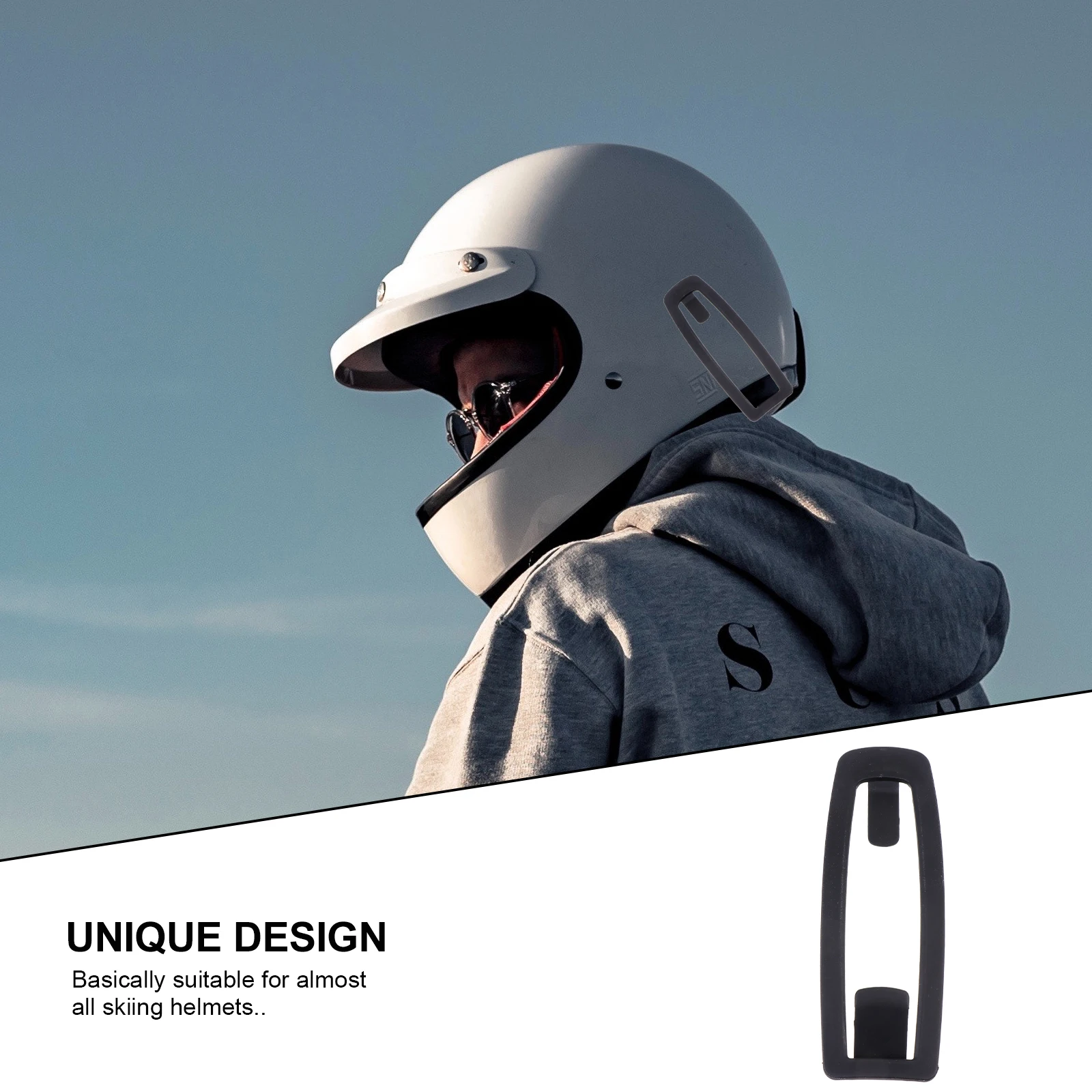 

1pc Snow Goggles Clip Durable Universal Fit For Ski Cycling Outdoor Sports Accessory Snow Glasses Strap Clip