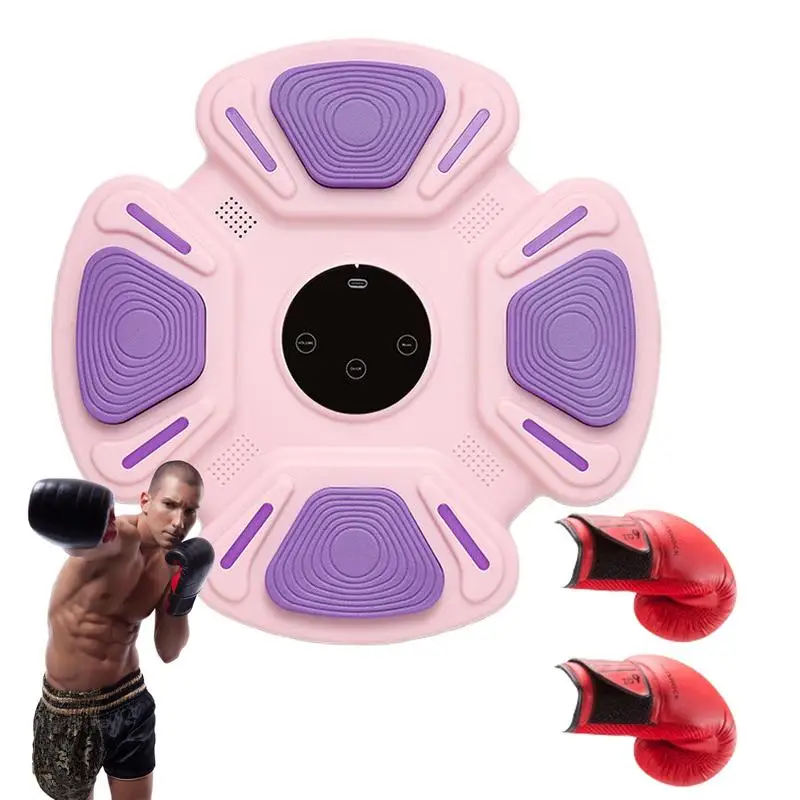 Smart Music Boxing Target Light Rhythm Children's Electronic Boxing Machine Fitness Trainer Sports Toy W/ Boxing Gloves Workout