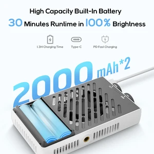 Từ Brazil không có tỷ lệ Zhiyun-Handheld Video LED LED, chiếu sáng ảnh, chiếu sáng nhiếp ảnh, màu BI, CM25, 25W 10 trục chính bán hàng chính của Spheres 25 mm - №10