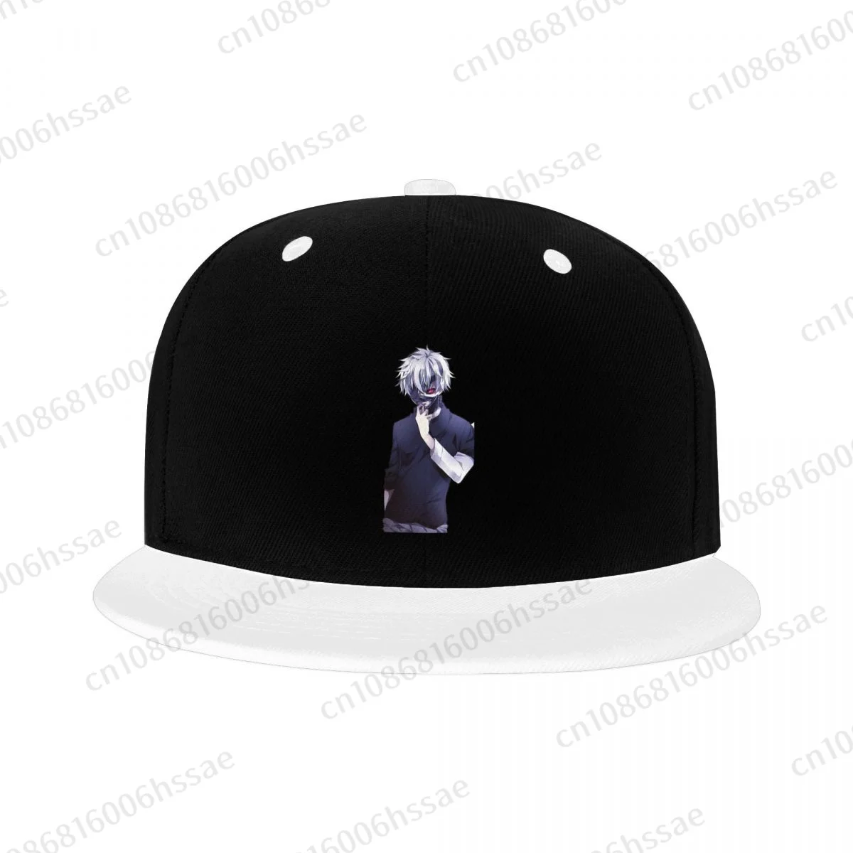 Anime Ken Kaneki Tokyo Ghoul Hip Hop Baseball Caps Running Adult Men Women Flat Hats Fashionable Outdoor Hat