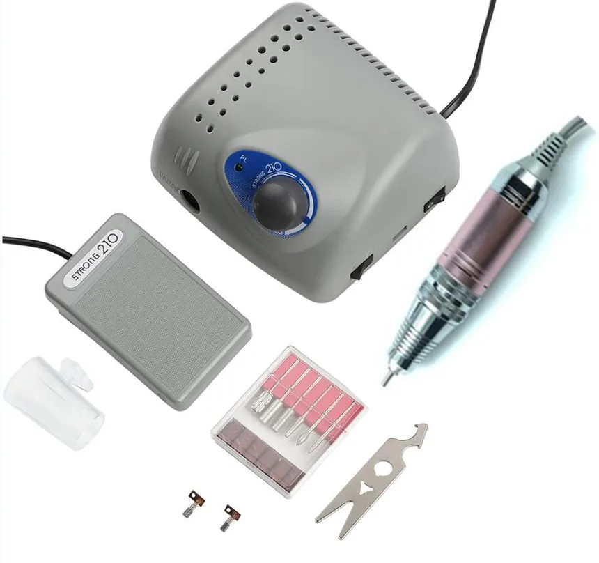 FORTE 210 PRO X1 Handpiece 40000RPM Micromotor Polimento elétrico prego broca manicure máquina