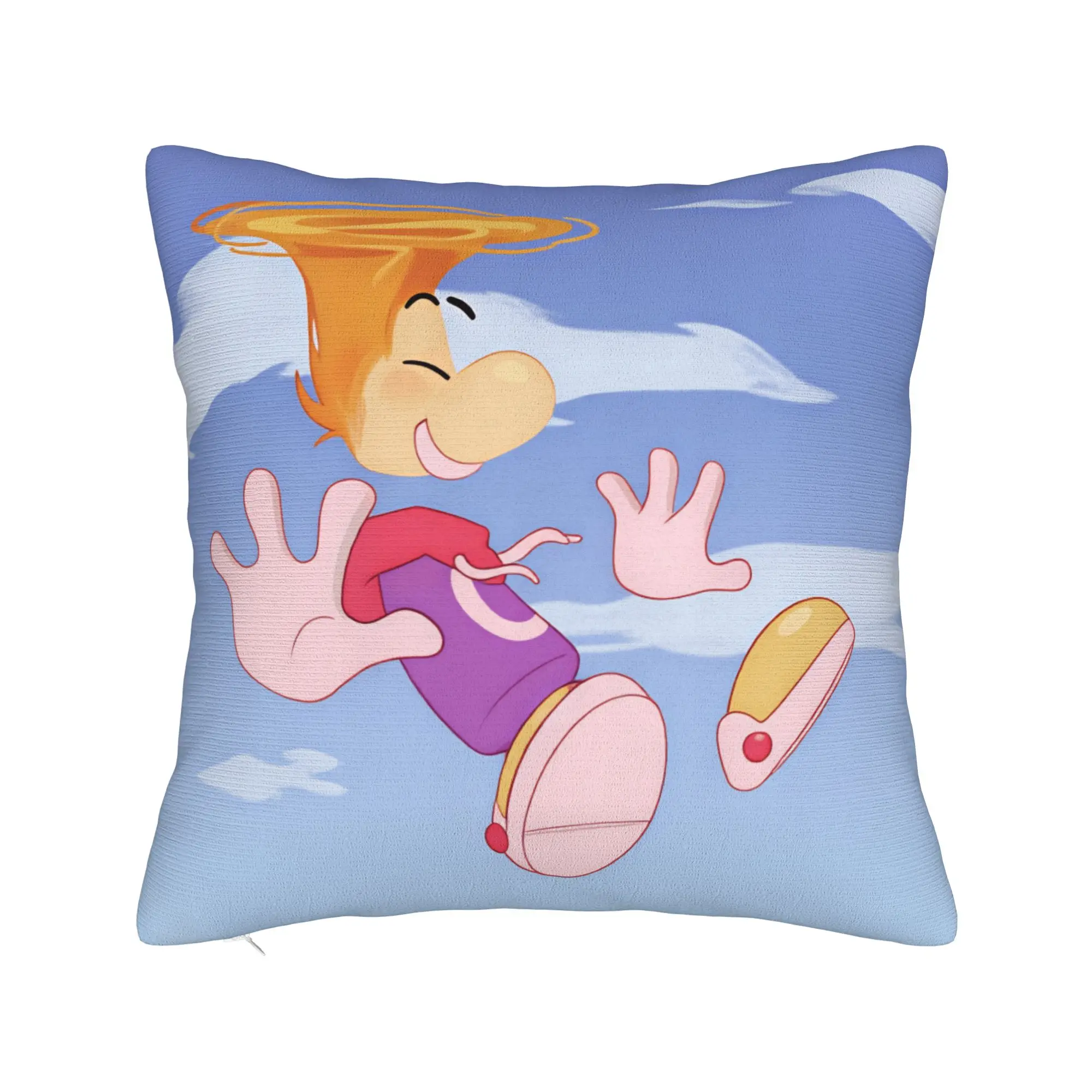 Pillow Cover Flying fist attack Raymans  Retro Trendy Pillow Case For Sofa Bedroom Home Decor Pillowcases