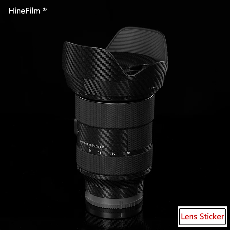 Hinefilm ل سيجما 24-70F2.8 FE / L جبل عدسة ملصق مائي الجلد Art2470 طبقة رقيقة واقية ل سيجما 24-70 مللي متر F2.8 DG DN الفن التفاف ملصق