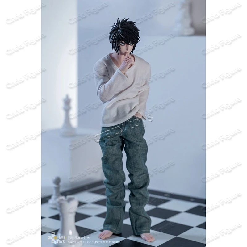 

Original GameToys GT-007 Death Note L Lawliet DN 1/6 Figure Normal Body In Stock Anime Action Collection Figures Model Toys