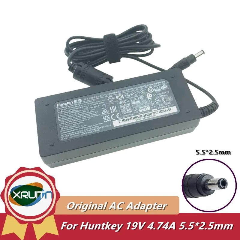 

Original Huntkey 19V 4.74A 90W AC Adapter HKA09019047-6U HKA09019047-6D Charger for Intel NUC all in one Laptop Power Supply