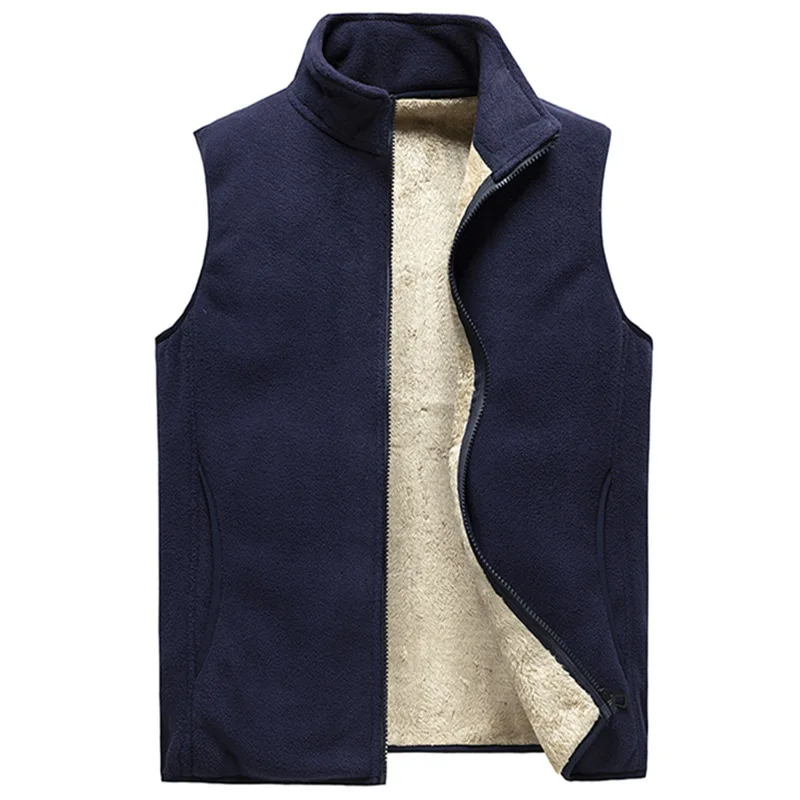 2023 Men Sleeveless Vest Jackets Fashion Wool Vest Male Cotton-Padded Vests Coats Men Warm Waistcoats Clothing Oversized 8Xl