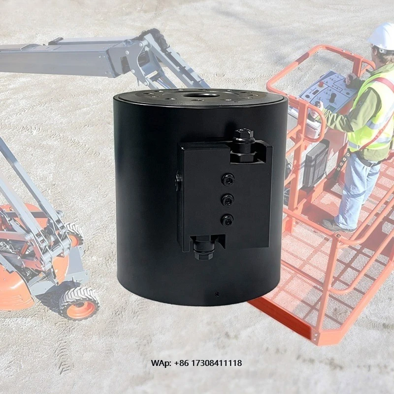 New Black Yellow Steel CE Certified Long Life High Torque Excavator Hydraulic Rotary Cylinder for Construction