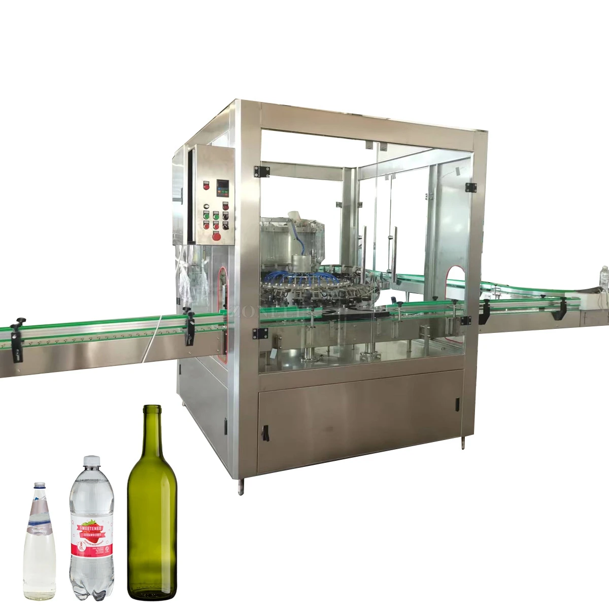Washing Automatic Bottle Washer Washing Factory Price Rotary Wine Bottle