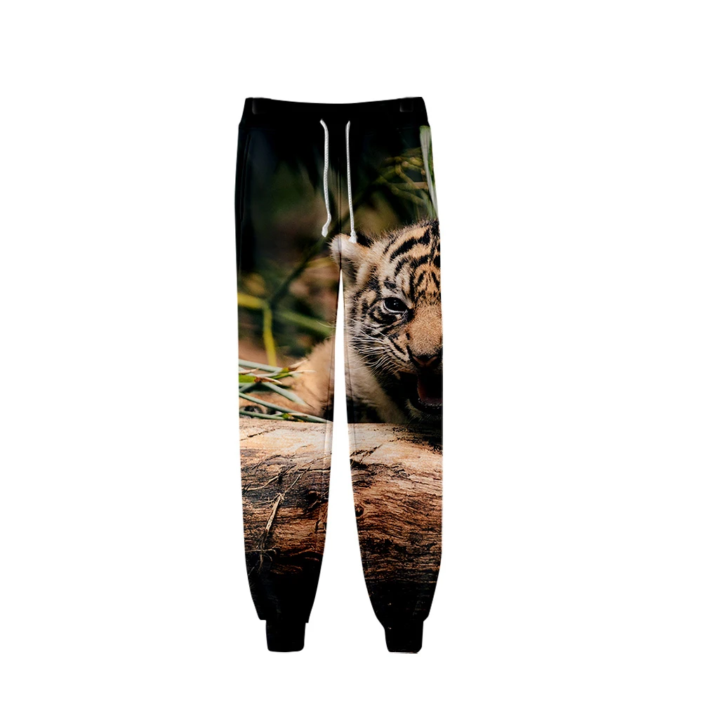 Nuovi pantaloni della tuta tigre animale Camo Y2k pantaloni uomo 3D stampato Streetwear Jogger felpe con cappuccio per uomo Casual pantaloni da