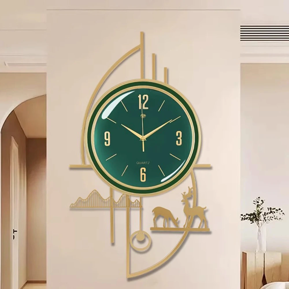 Simple Minimalist Wall Clock Aesthetic Silent Luxury Movement Wall Clock Girls Living Room Duvar Saatleri Home Accessories