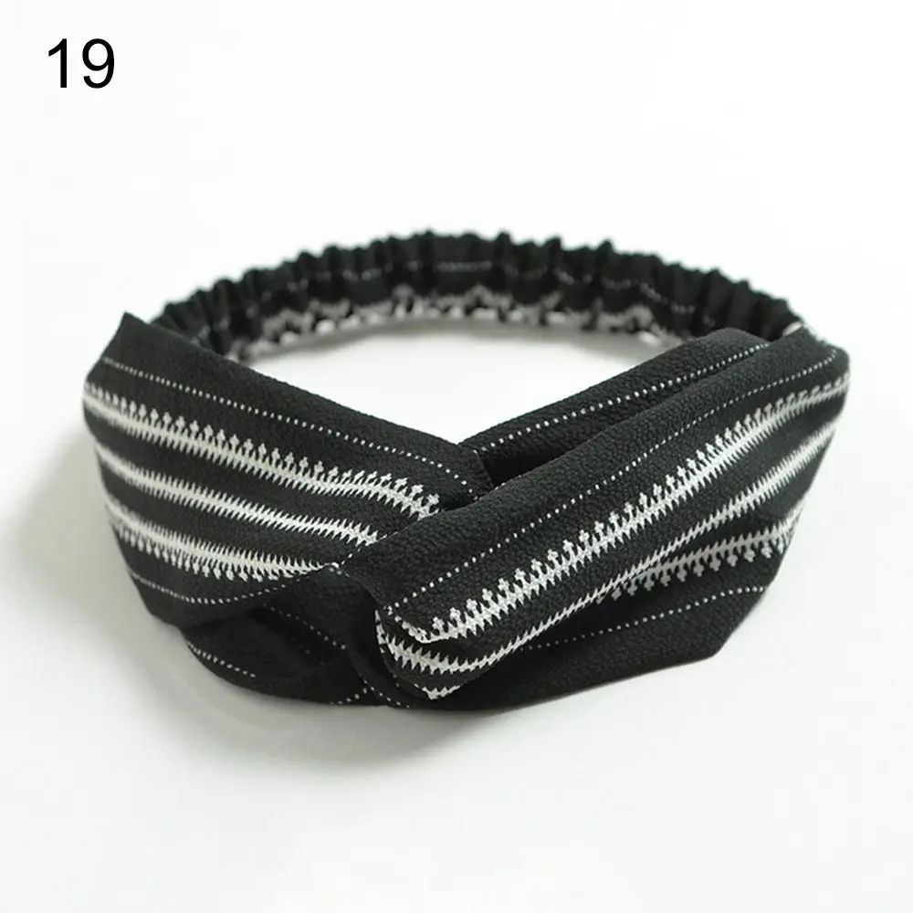 Hair Accessories Cross Knot Head Wrap Headbands for Women Girls Hair Bands Bohemian Hairbands Ladies Headwear