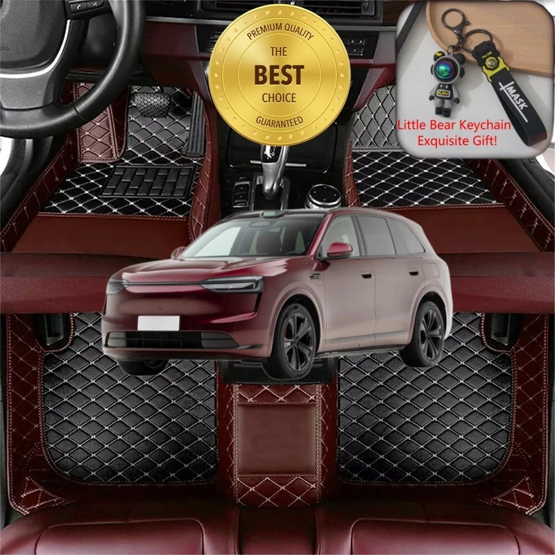 Customized Fit for AITO 7 Car Floor Mats Car Accessories Tailored Waterproof Auto Carpet Liner Mats Rugs Left/Right-hand Drive