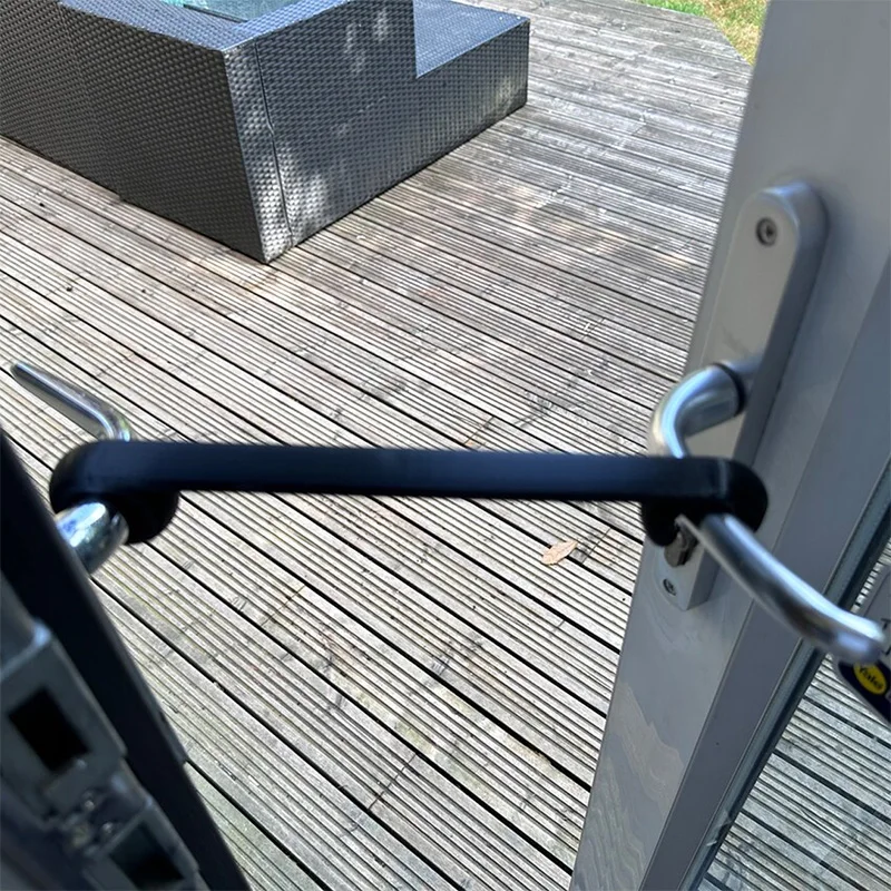 Door Window Ventilation Limiter  Balcony Door Ventilation Stay Anti-Scratch Door Stopper Hook Prevent The Door From Closing
