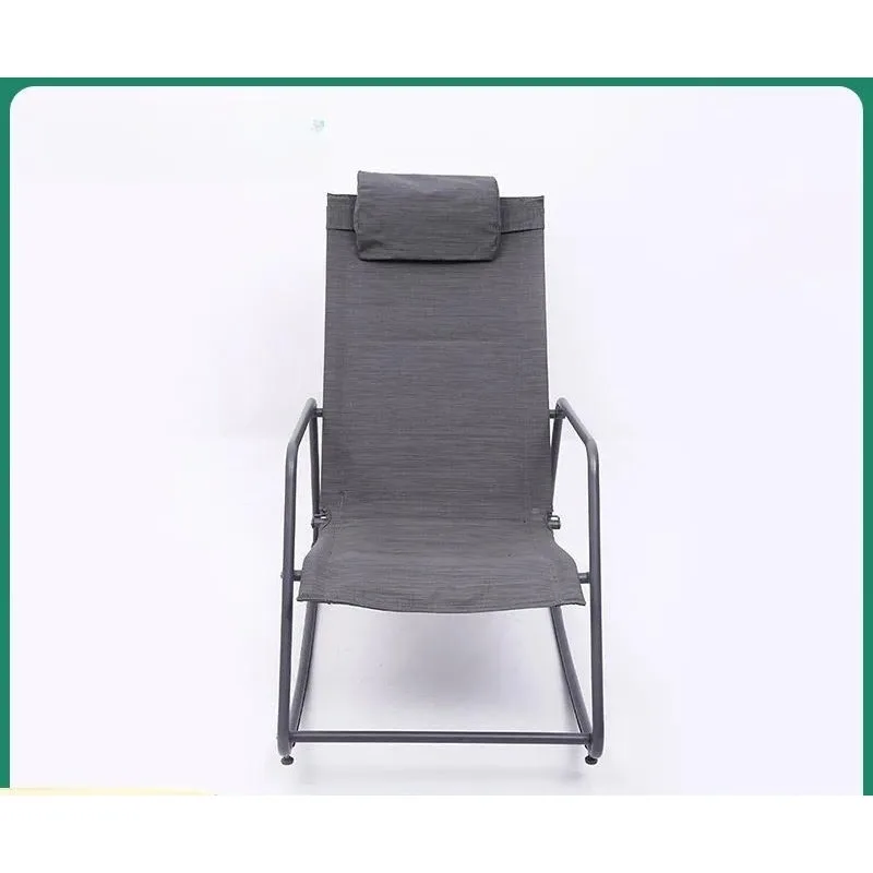 Reclining Armchair, Foldable Lazy Lounge for Balcony Nap, Outdoor Beach Leisure Lunch Break