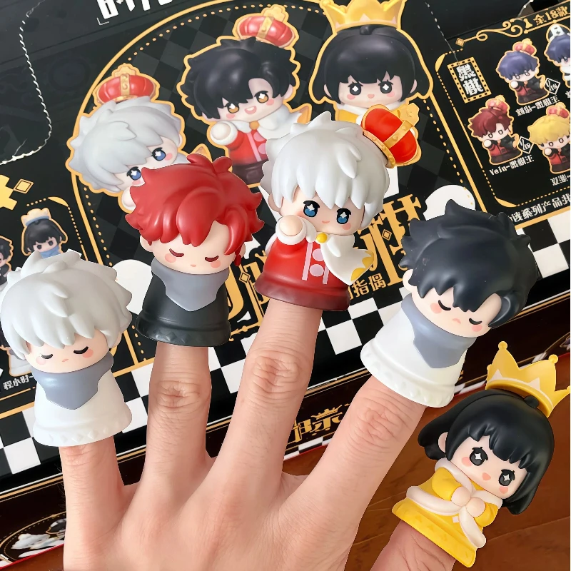 Authentieke Time Agent perifere animatie Schaakserie Blinde doos Vingerpoppen trendy kleine beeldjes desktopornamenten en geschenken