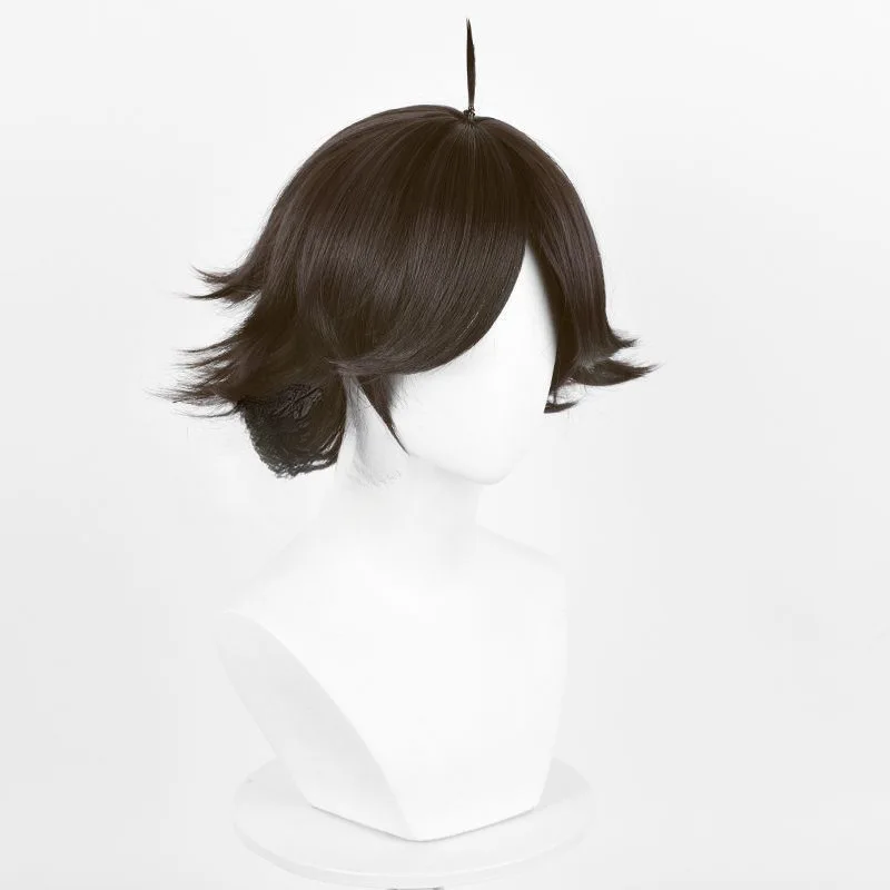 Cosplay Wig For Volleyball Boy Rintaro Kageyama With Spiky Hair Standing Up Scalp Top