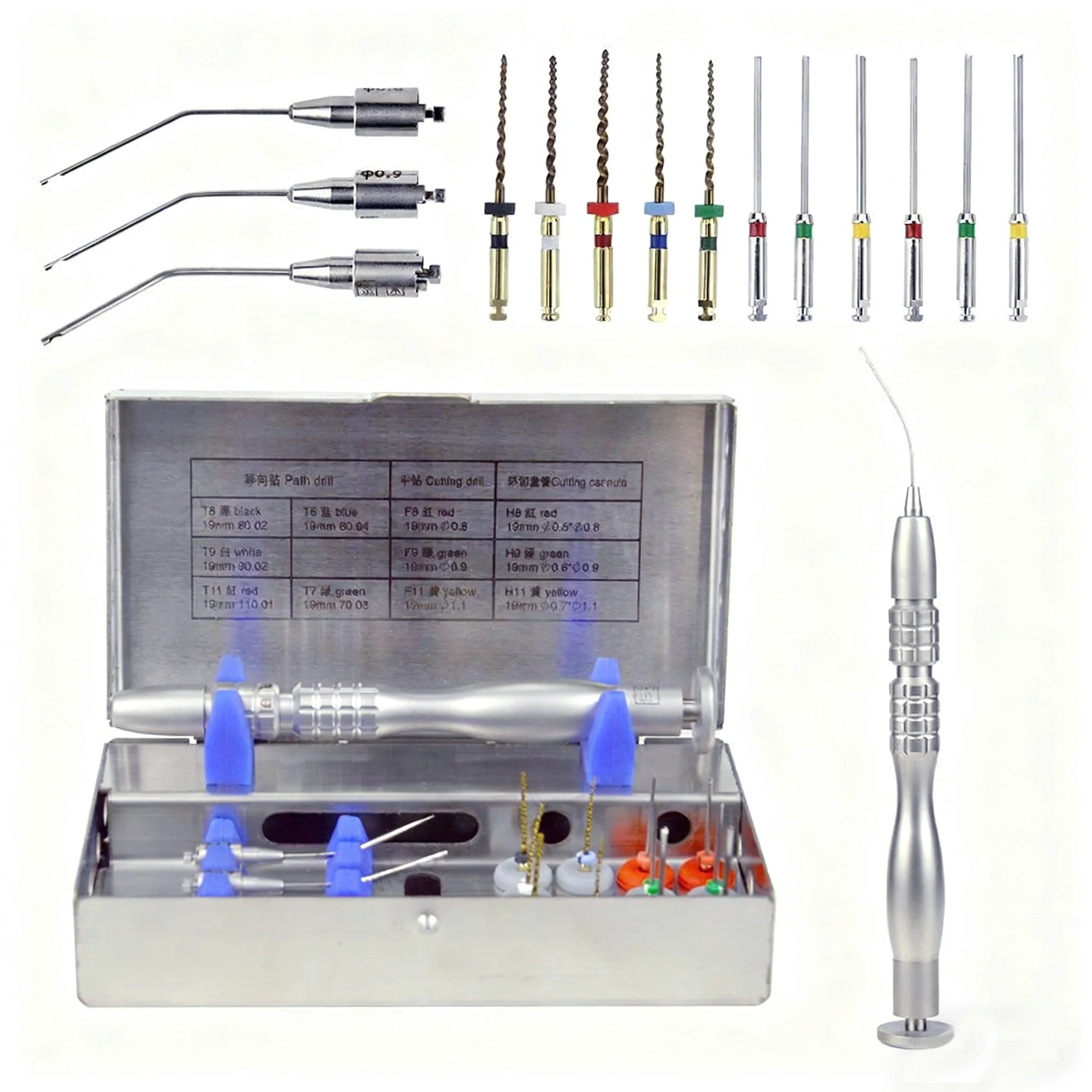 

Dental Surgical Tool Endo File Removal System Tool Set Broken Files Removal Instrument Kit for Clinic