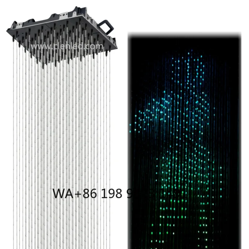 3D RGB Pixel Matrix LED Stage Light Disco Holiday Interactive Effect ShoppingClub Party Event Indoor Outdoor Decor Lighting