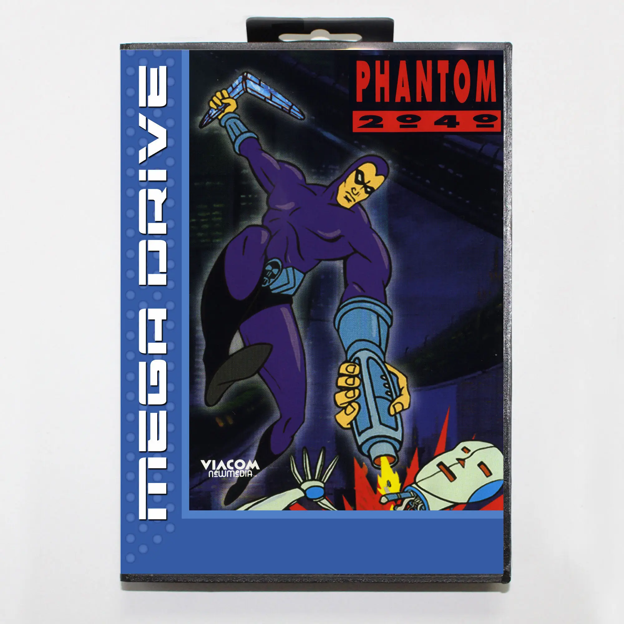 Phantom 2040 MD Game Card with EUR Box for 16 Bit Sega Megadrive Genesis system