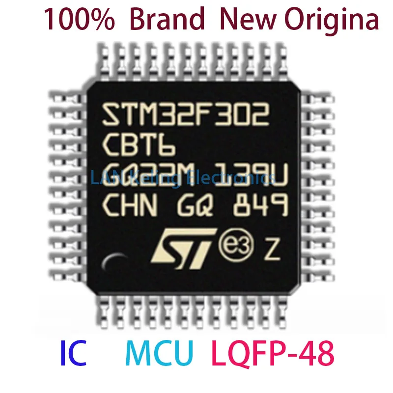 

STM32F302CBT6 STM STM32F STM32F302 STM32F302CB STM32F302CBT 100% Brand New Original MCU LQFP-48 chip IC