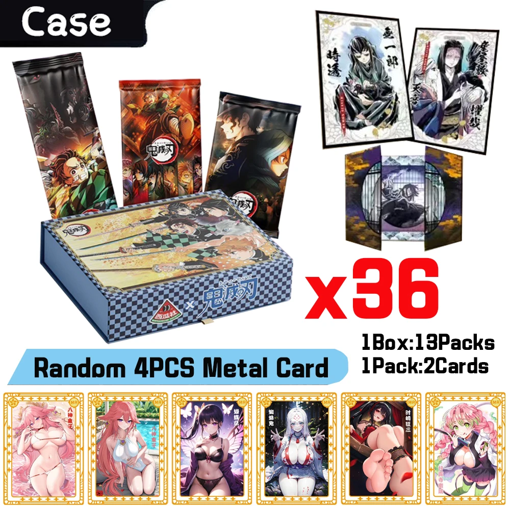 Wholesales Watermelon Club Demon Slayer Cards Hobby Collectible Wave2 Card Anime Rare CCG Game Card Doujin Booster Box Toy Box