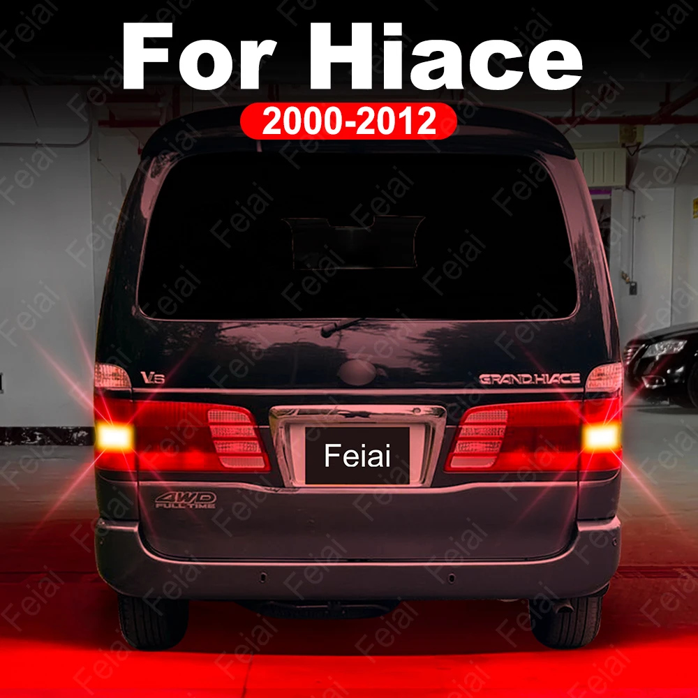 Bombilla LED Estroboscópica para Luz de Freno de Toyota Hiace, Accesorios para Hiace, Luz de Freno LED Súper Brillante 2000-2007 2008 2009 2010 2011 2012