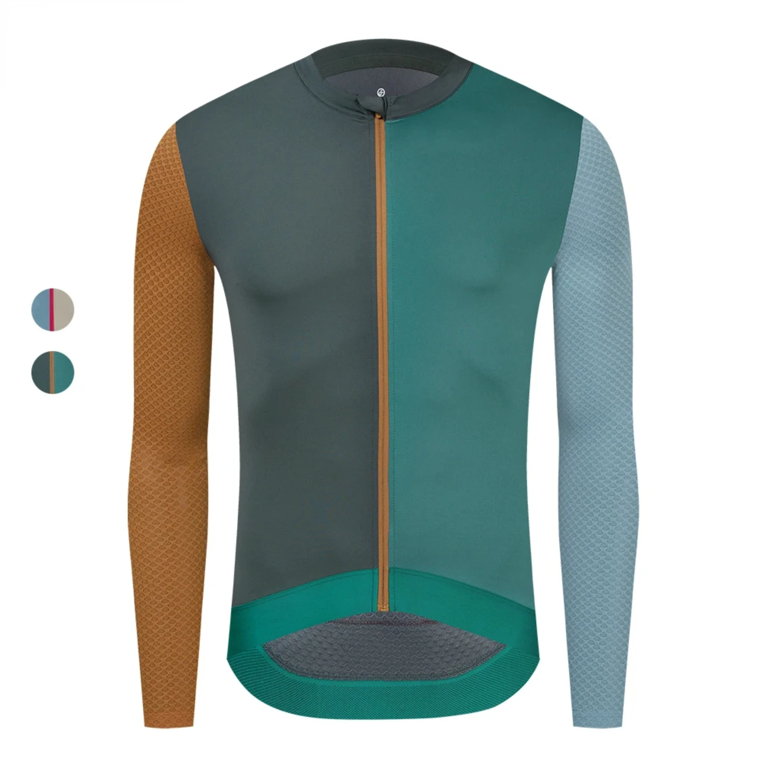 New Men Cycling Jersey Long Sleeve Colorful Road Bike Jersey Spring Summer Bicycle Clothing Professional Cycling Maillot