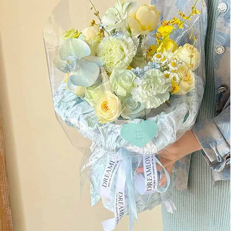 20sheet 50x70cm flower cute patern Paper Tissue papers flower bouquet gift package paper f birthday wedding valentines\'s day
