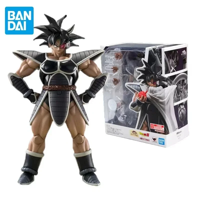 In Stock Bandai Genuine SHF Dragon Ball Z Super Saiyan  Turles TULECE Goku Anime Character Movable Doll Model Toy Gift Collect