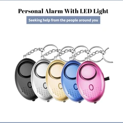 Auto-defesa Alarme Keychain para Mulheres e Meninas, Segurança Pessoal, Alarme de Emergência Alto, Anti-Wolf, Security Protect Alert, Scream, 130dB