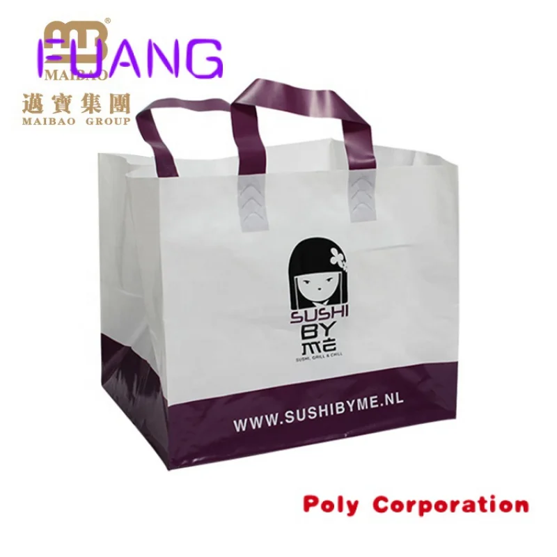 Custom  100% Biodegradable Cornstarch Pizza Packaging Custom Printed Plastic Takeaway Bags For Food Packaging