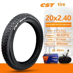 tire 20X2.40 children's bike, mountain off-road vehicle 20x2.4 inner and outer tires 20 inches 61-406