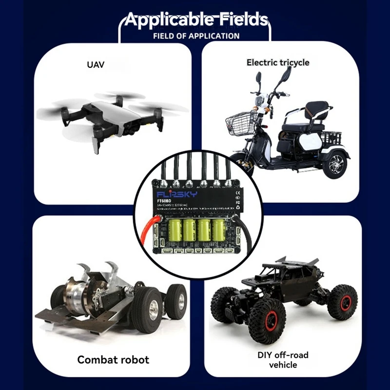 Flipsky FT60BD Dual ESC 60V 120A Für DIY Eboard Roller Ebike Robotik Geschwindigkeit Controller Für Bürstenlosen Motor