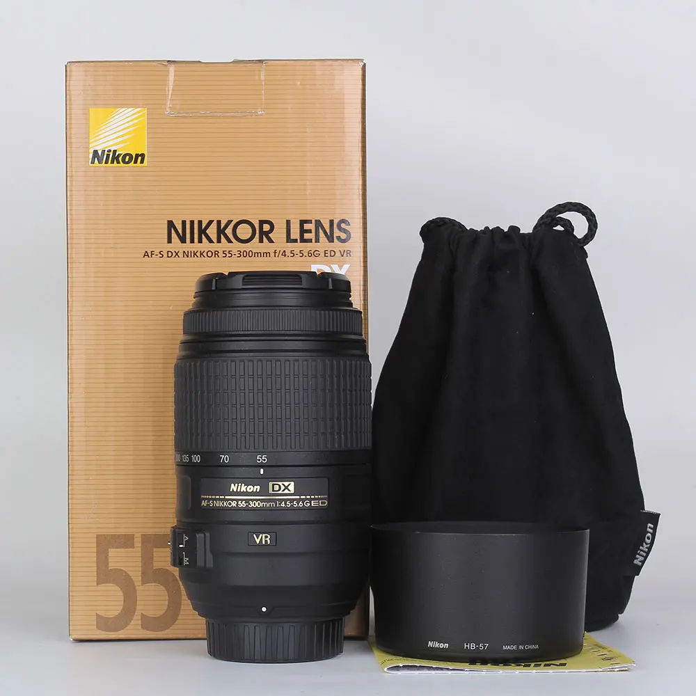 Nikon AF-S DX NIKKOR 55-300mm f/4.5-5.6G ED VR Lens For Nikon SLR Cameras