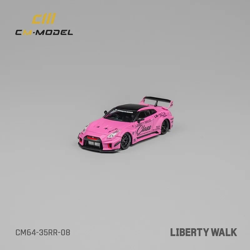 CMModel 1/64 Diecast Nissan LBWK 35GT-RR Pink